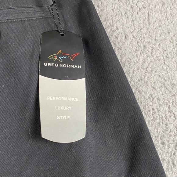 Greg Norman Luxe Performance Trouser Pants Men's 40x30 Black New - Picture 10 of 13